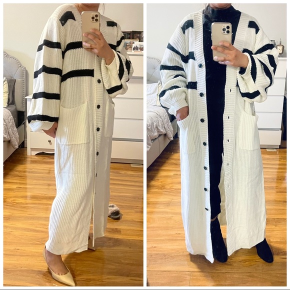 ♥️SOLD♥️ NEW InTheStyle X LornaLuxe long line cardigan - Picture 8 of 12